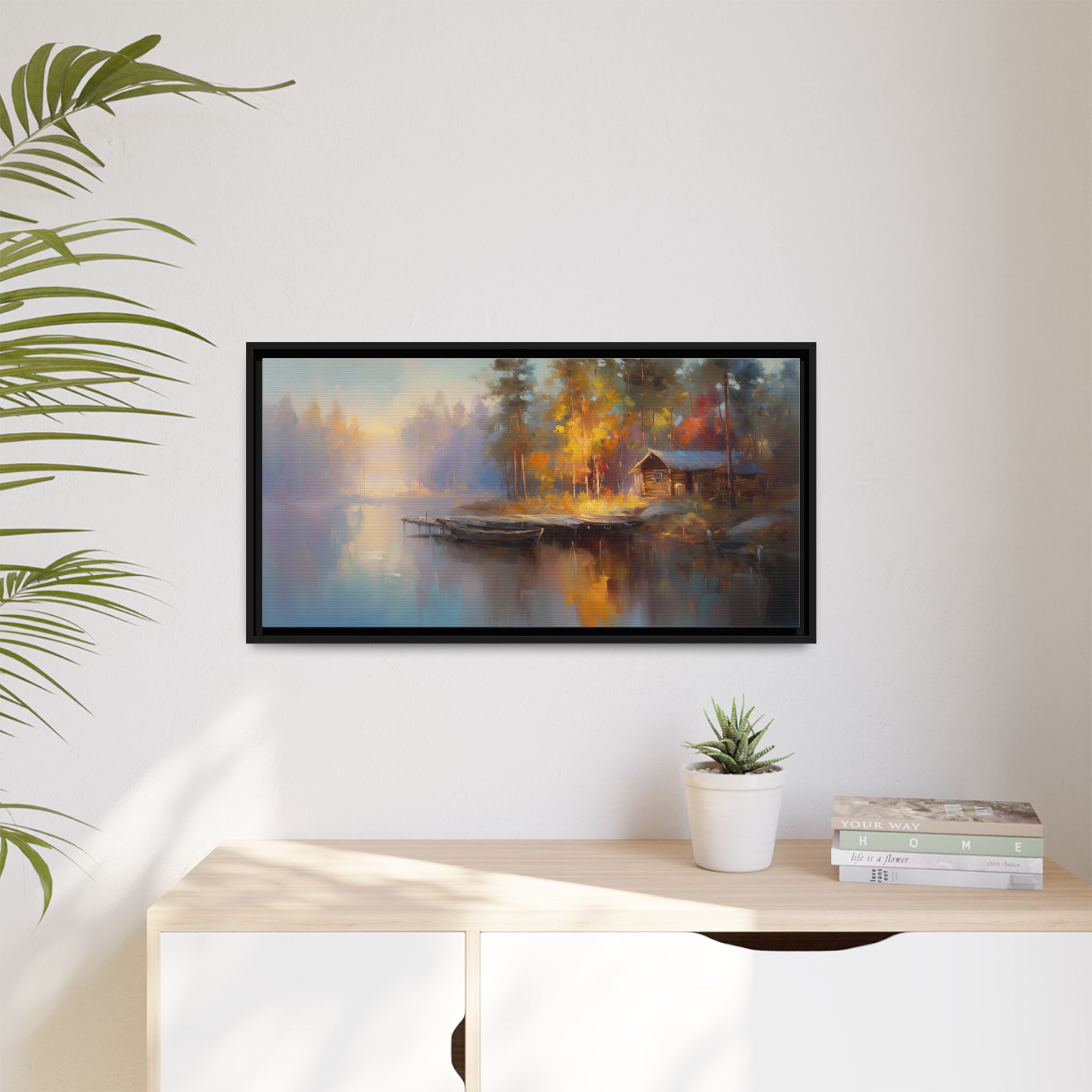 Autumn Cabin by the Lake - Image 6