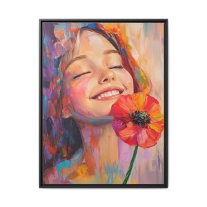 Colorful Girl and Poppy