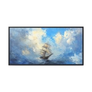Sailing Ship Over the Sea