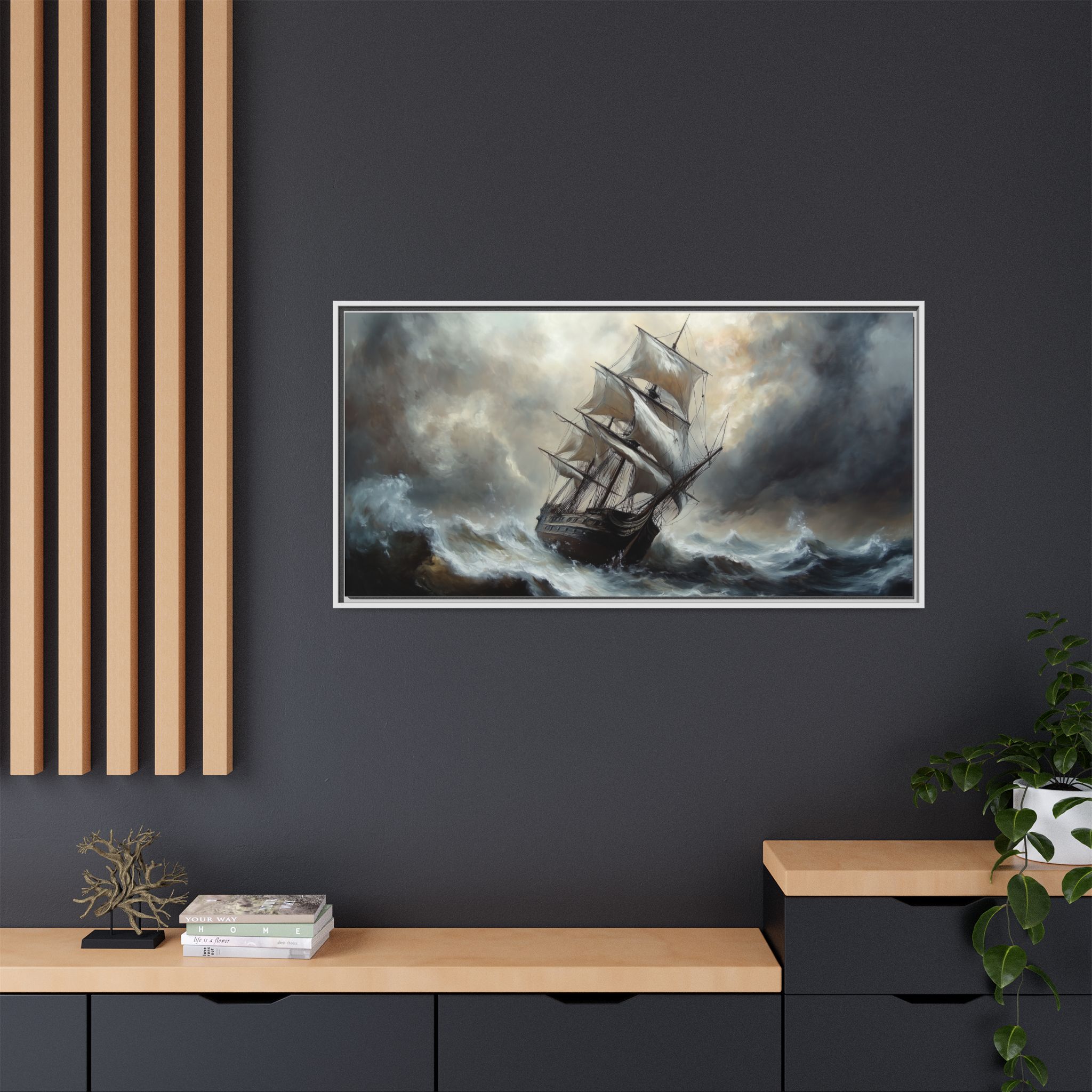 Sailboat in a Storm - Image 6