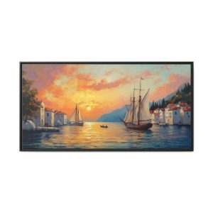 Sailing Out at Sunset