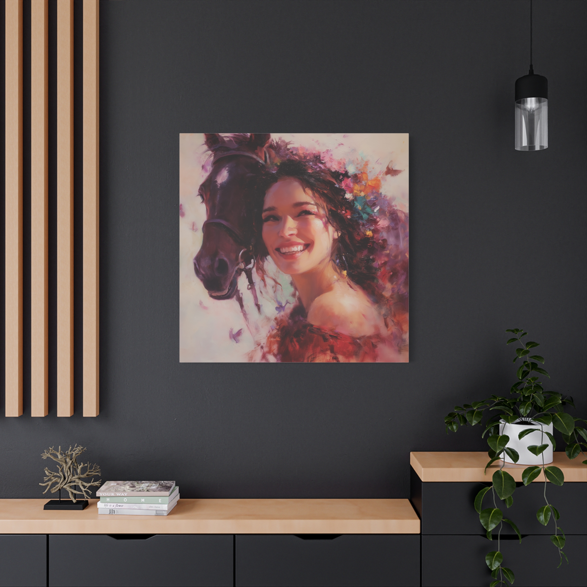 Brunette and Horse - Image 2