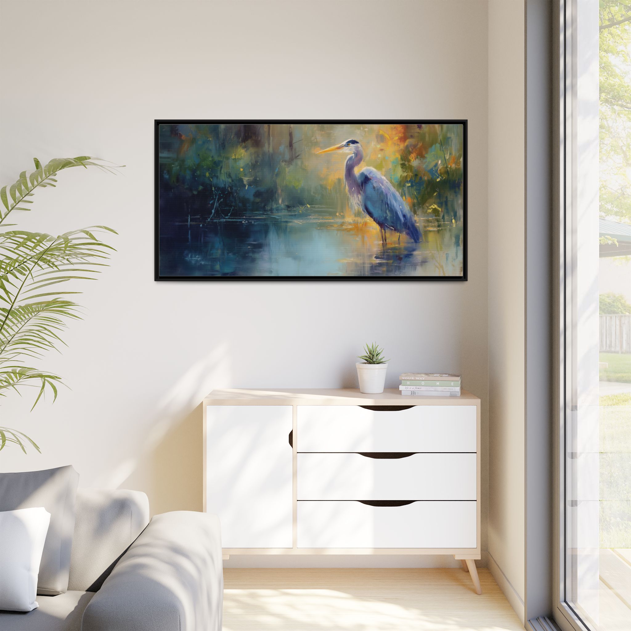 Heron in the Sunset - Image 2