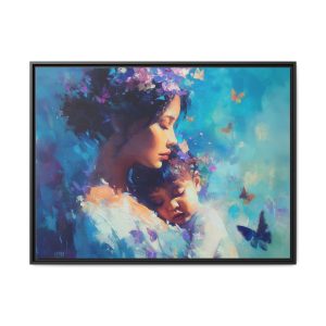 Cute Baby Well Protected by Mother's Love and Care