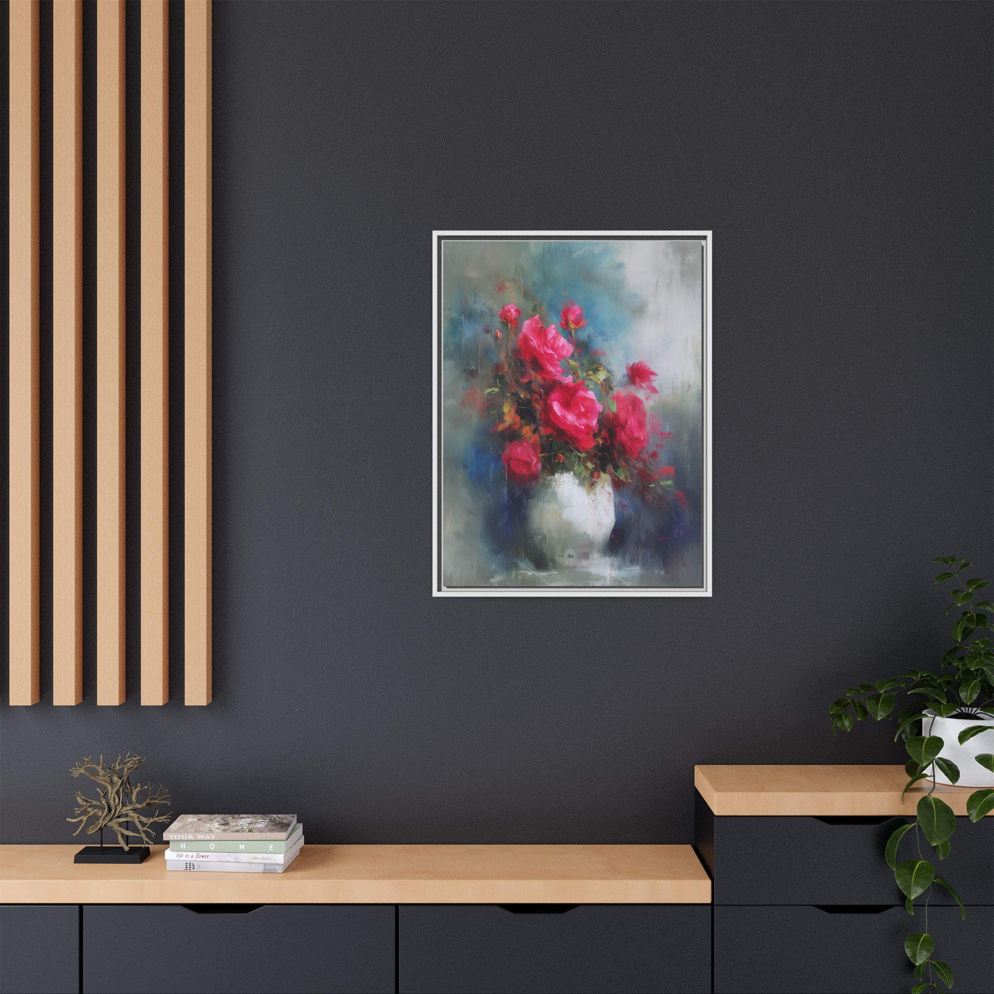 Vase With Red Roses - Image 6