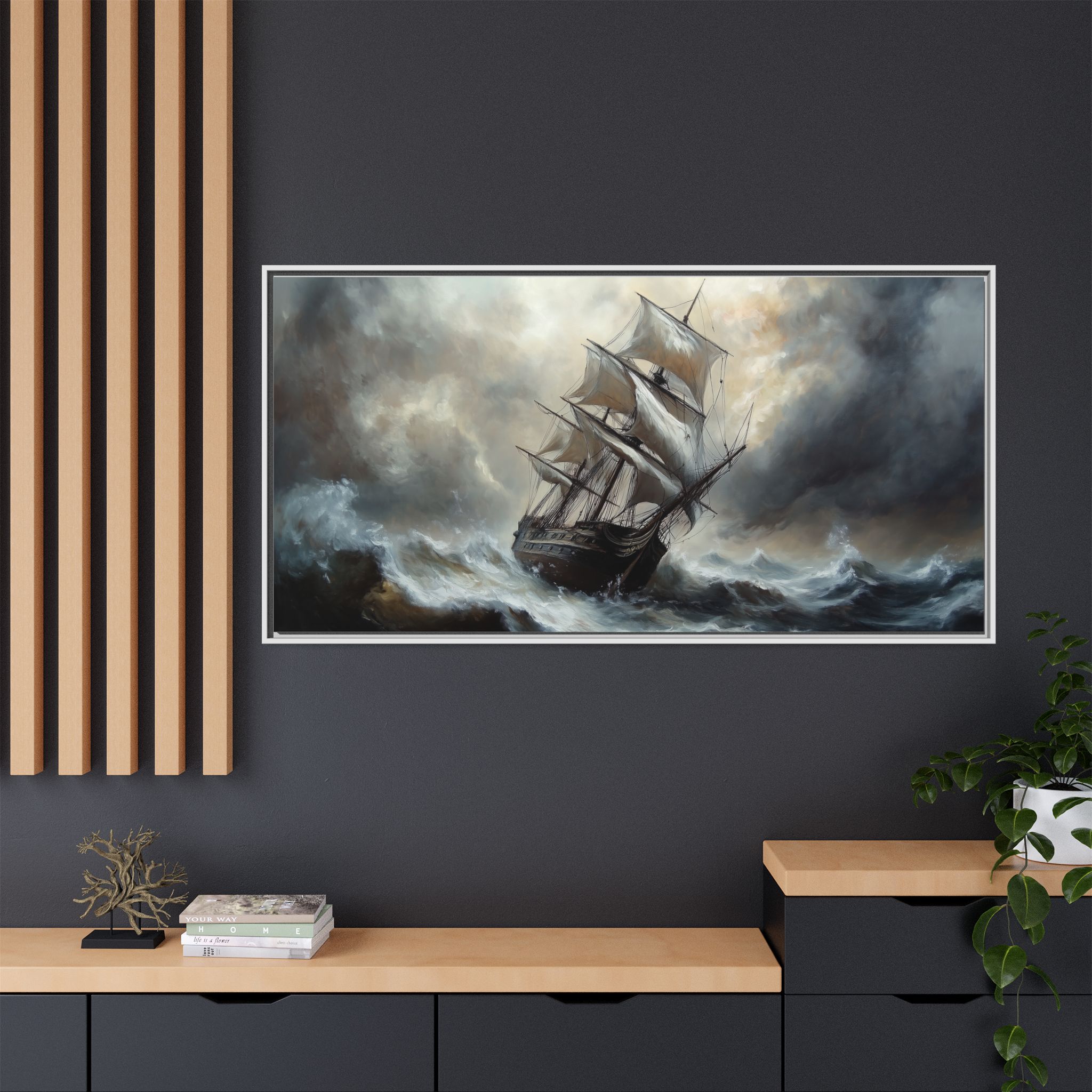 Sailboat in a Storm - Image 9