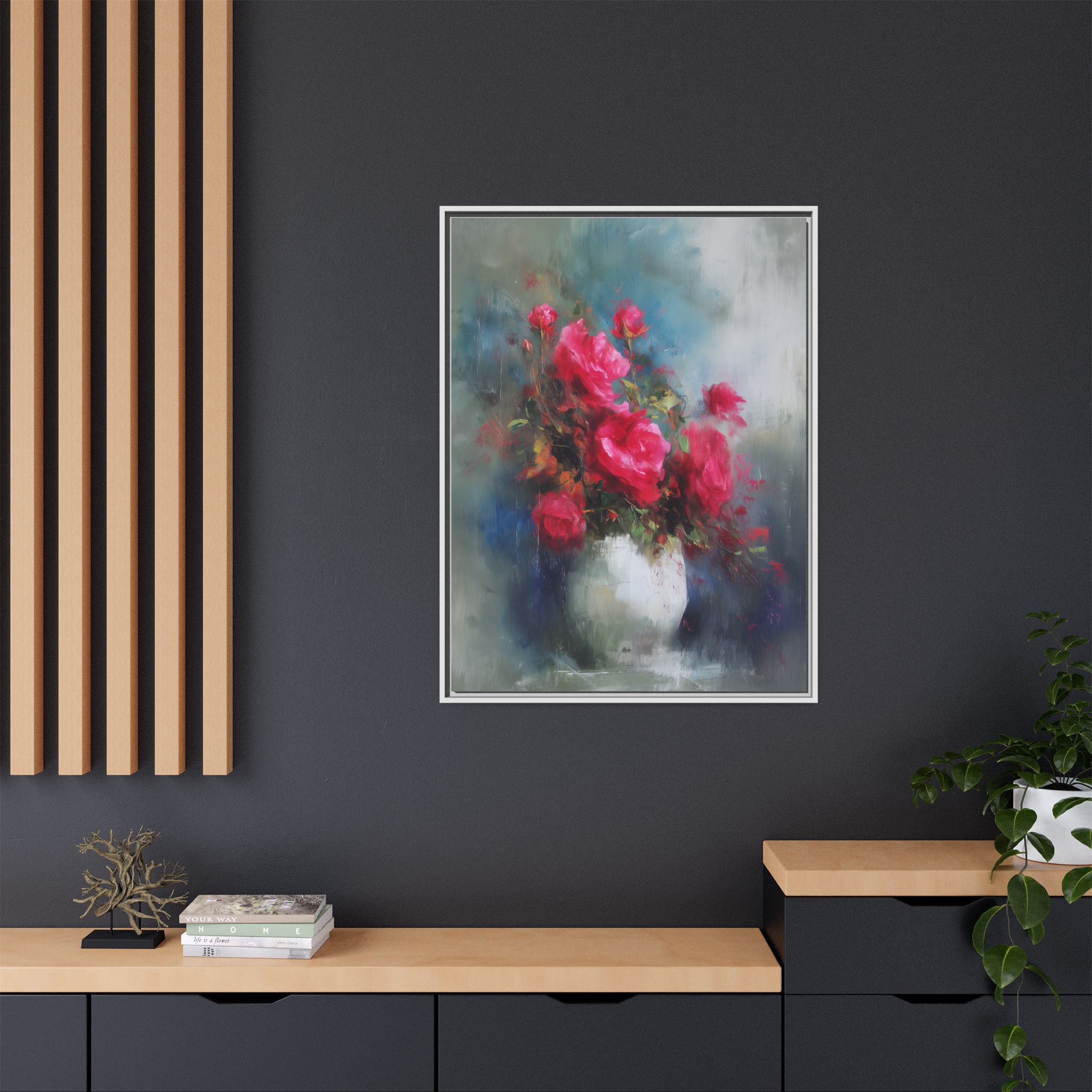 Vase With Red Roses - Image 7