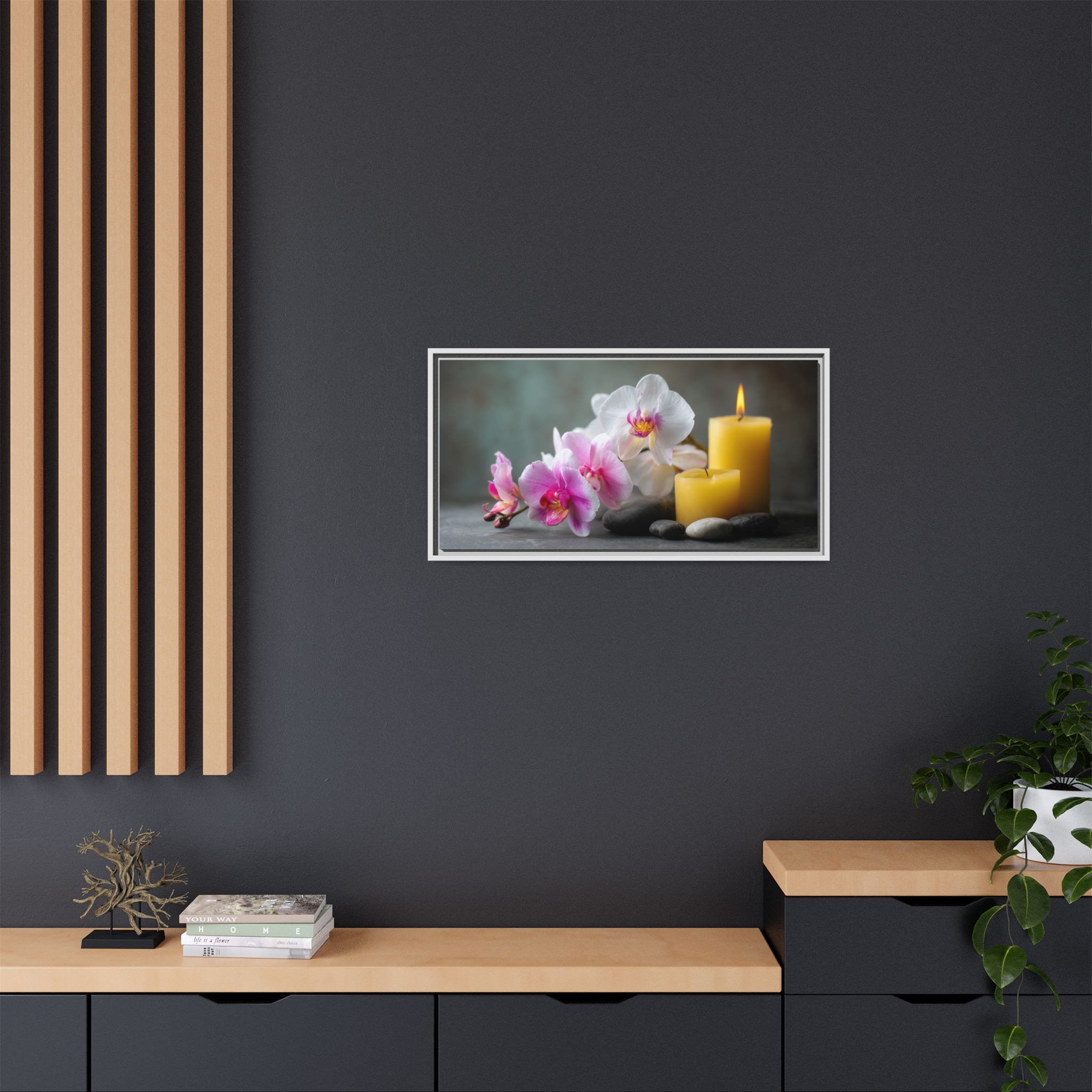 White Orchids and Yellow Candles - Image 7