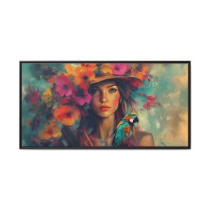 Girl with Hat of Flowers