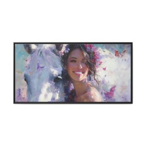 White Horse and Girl