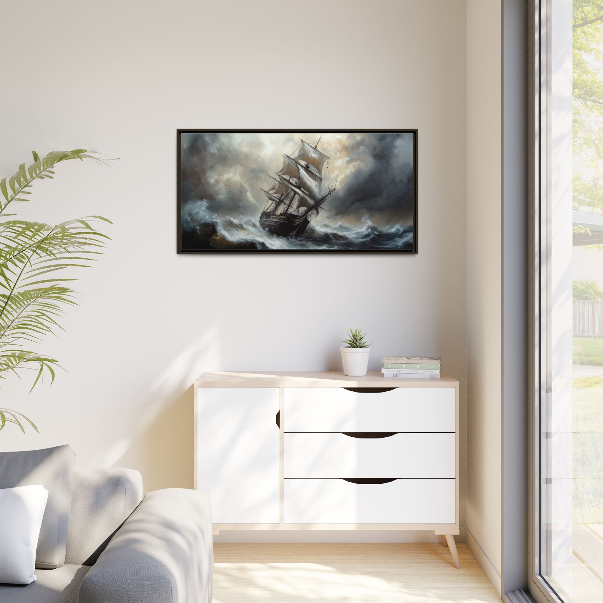 Sailboat in a Storm - Image 4