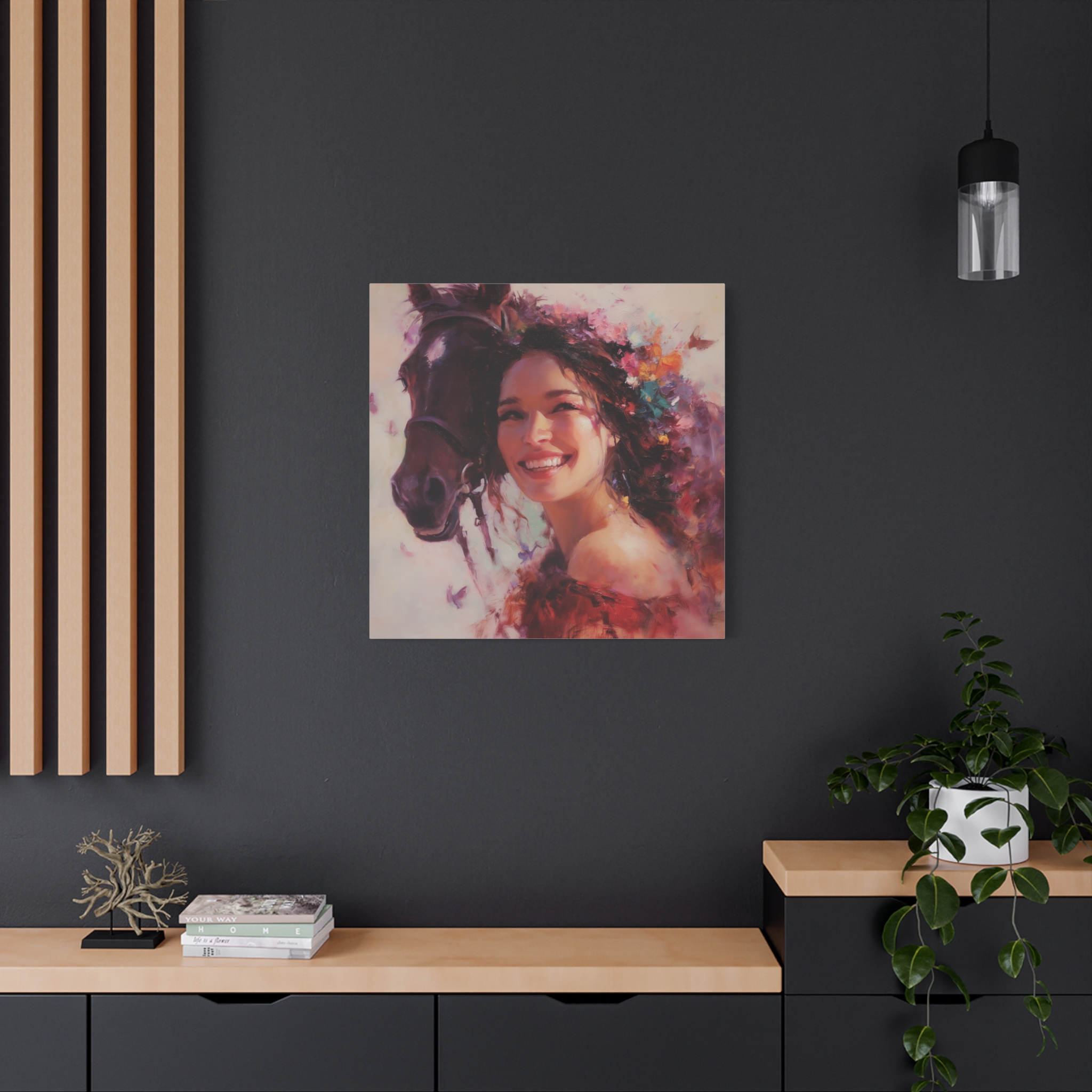 Brunette and Horse - Image 5