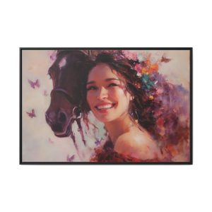 Girl After Riding Horse