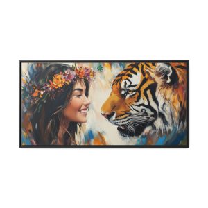 Old Friendship Between Tiger and Girl