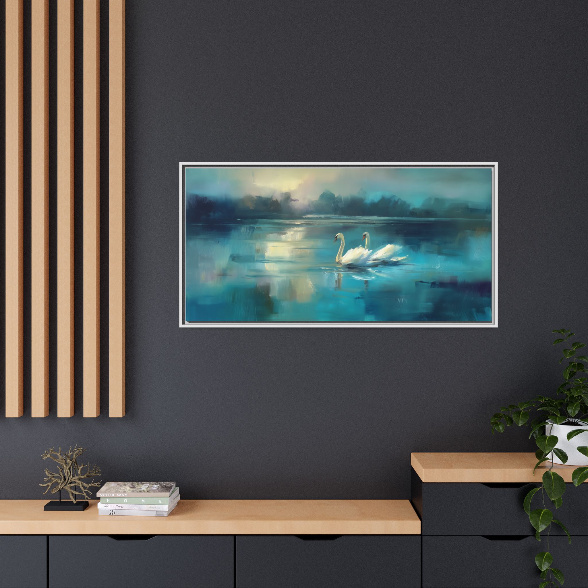 Swans at Blue Lake - Image 4