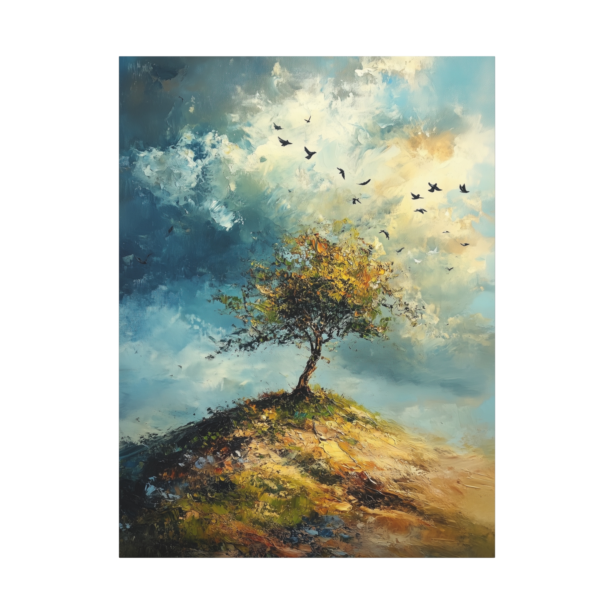 Tree and Birds Design