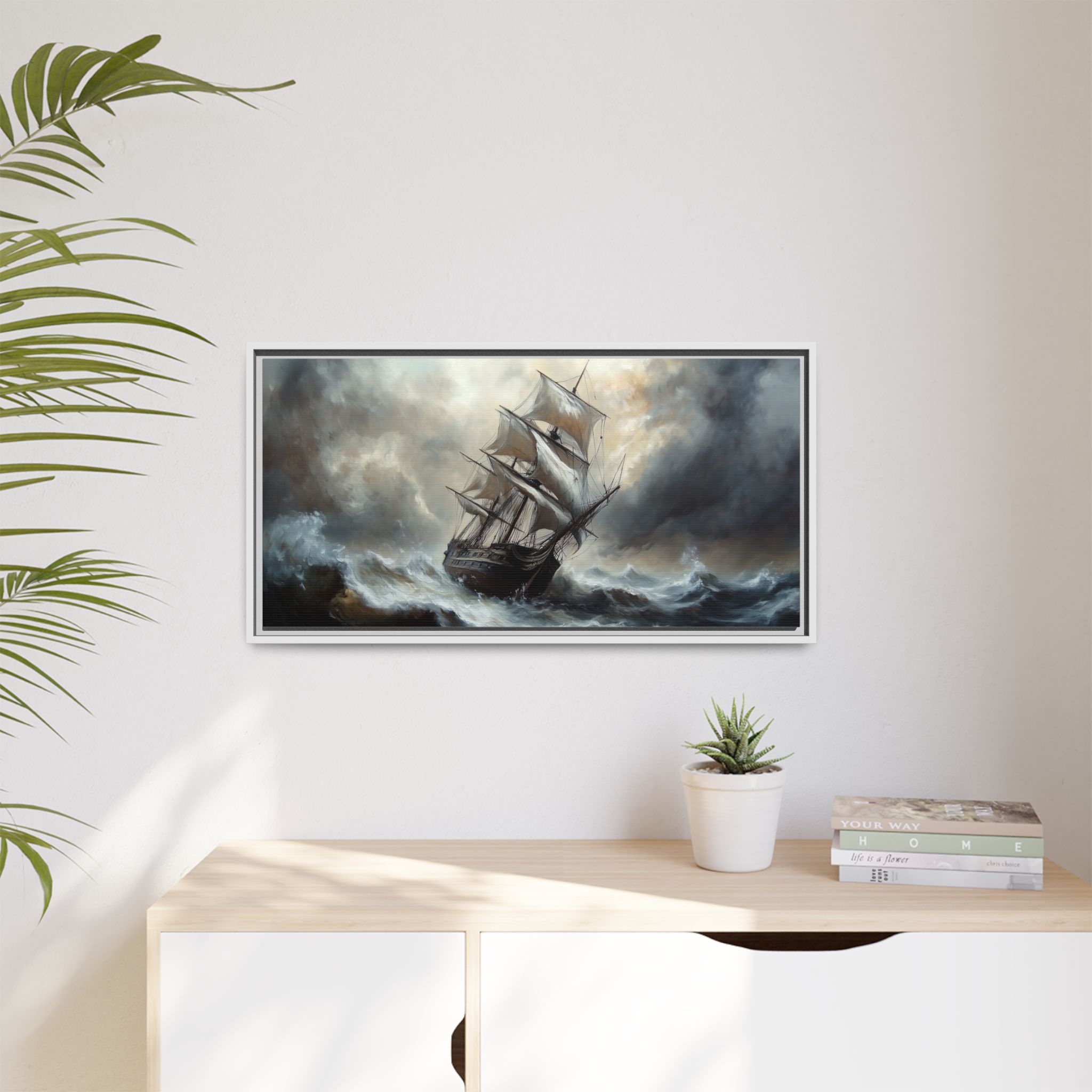 Sailboat in a Storm - Image 12