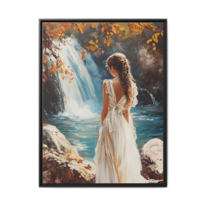 Girl and Waterfall