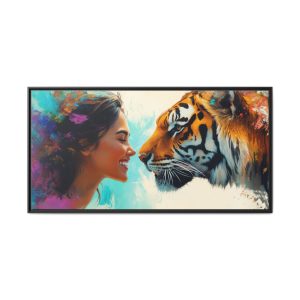 Lovely Girl and Tiger