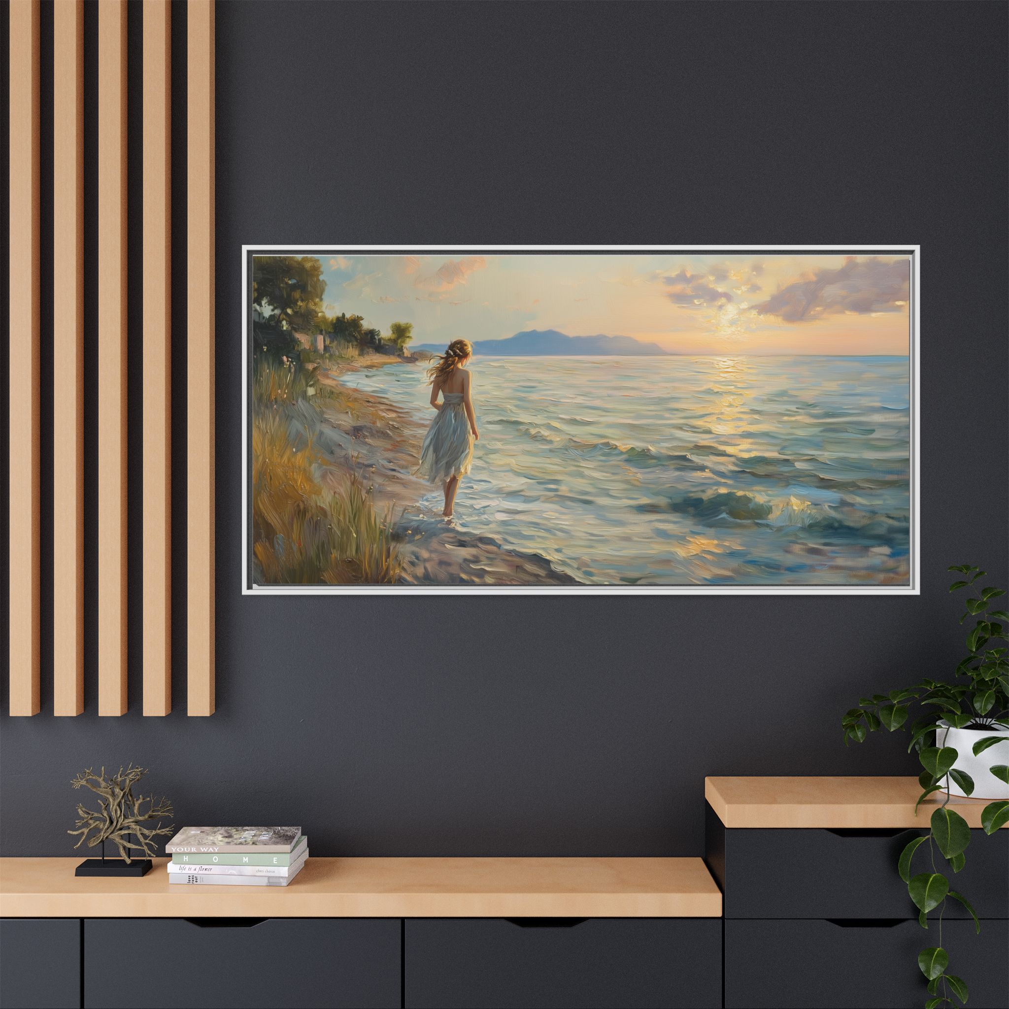 Girl Alone on the Beach - Image 5