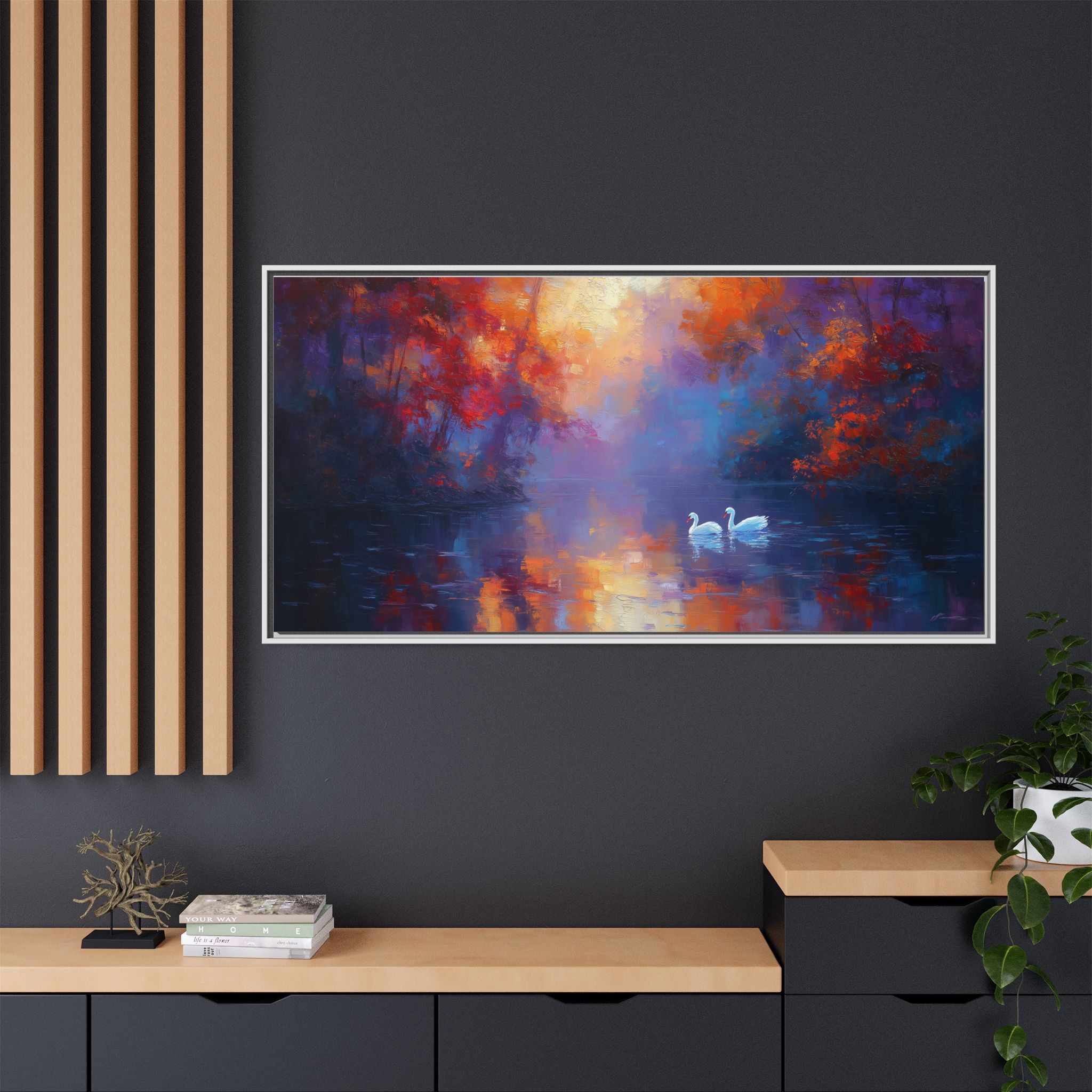 Swans at Violet Morning - Image 5